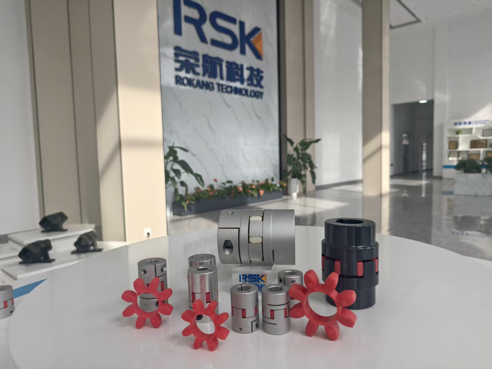 RSK-CPFC OEM 고강도 알루미늄 합금 조/스파이더 유연한 샤프트 커플링 모터 변속기용 클램프 유형